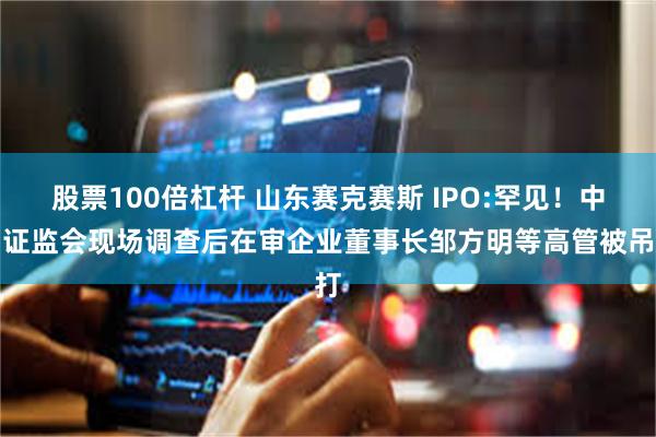 股票100倍杠杆 山东赛克赛斯 IPO:罕见！中国证监会现场调查后在审企业董事长邹方明等高管被吊打