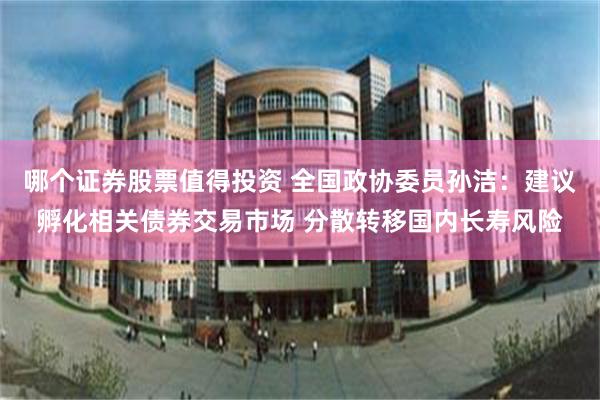哪个证券股票值得投资 全国政协委员孙洁：建议孵化相关债券交易市场 分散转移国内长寿风险