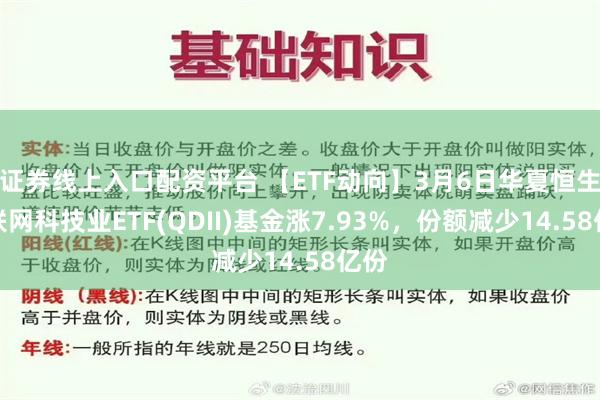 证券线上入口配资平台 【ETF动向】3月6日华夏恒生互联网科技业ETF(QDII)基金涨7.93%，份额减少14.58亿份