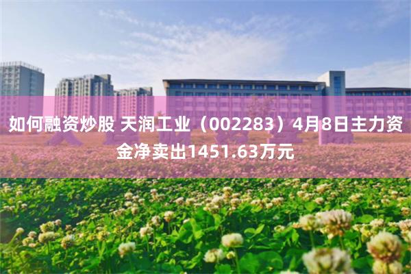 如何融资炒股 天润工业（002283）4月8日主力资金净卖出1451.63万元