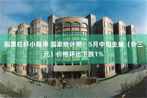 股票杠杆小程序 国家统计局：5月中旬生猪（外三元）价格环比下跌1%