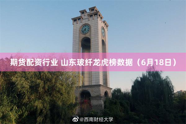 期货配资行业 山东玻纤龙虎榜数据（6月18日）