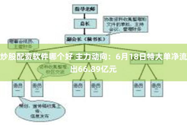 炒股配资软件哪个好 主力动向：6月18日特大单净流出66.89亿元
