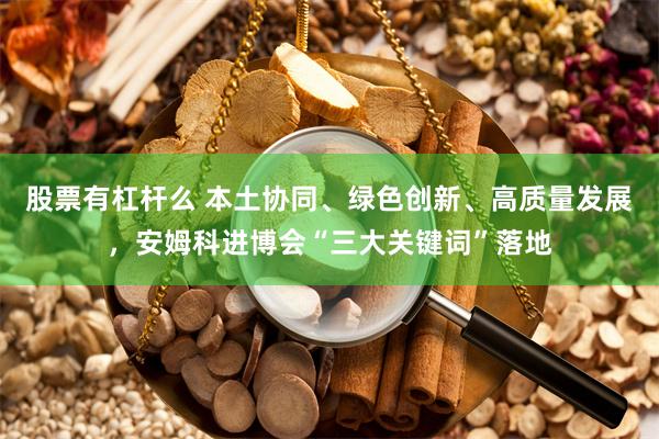 股票有杠杆么 本土协同、绿色创新、高质量发展，安姆科进博会“三大关键词”落地