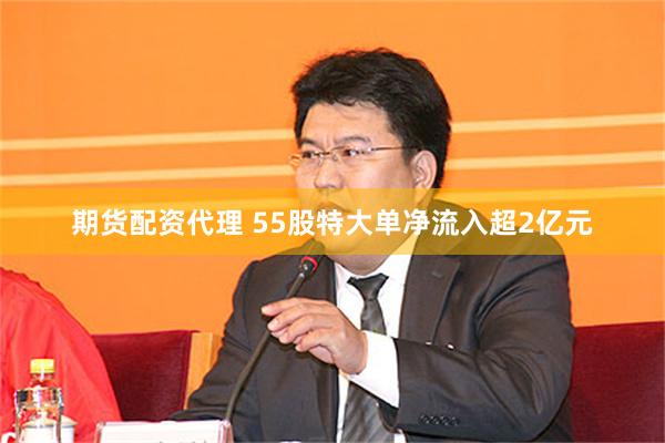 期货配资代理 55股特大单净流入超2亿元