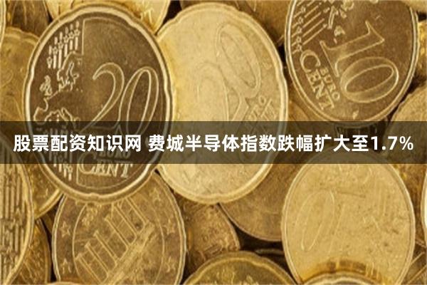股票配资知识网 费城半导体指数跌幅扩大至1.7%