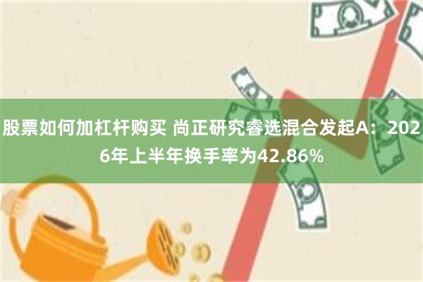 股票如何加杠杆购买 尚正研究睿选混合发起A：2026年上半年换手率为42.86%